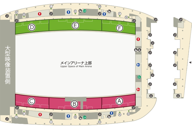 武蔵の森の座席３F